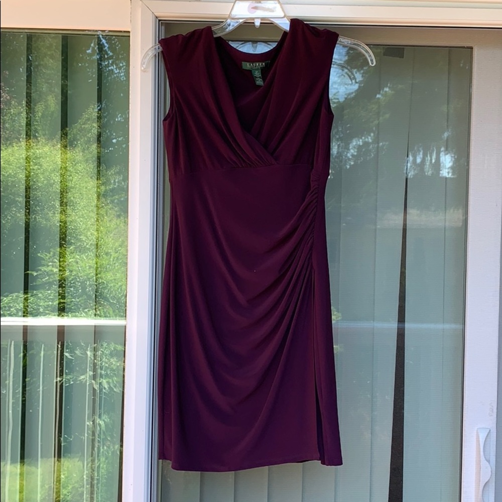 Lauren Ralph Lauren Ruched Sheath Dress